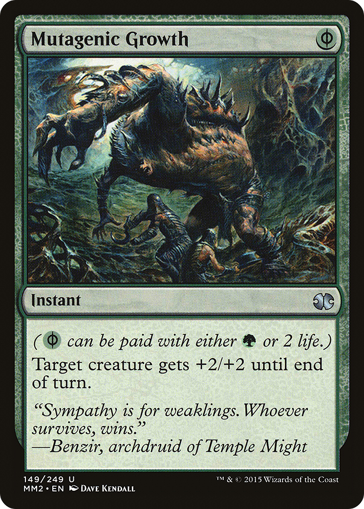 Mutagenic Growth (MM2-149)  Foil - Modern Masters 2015