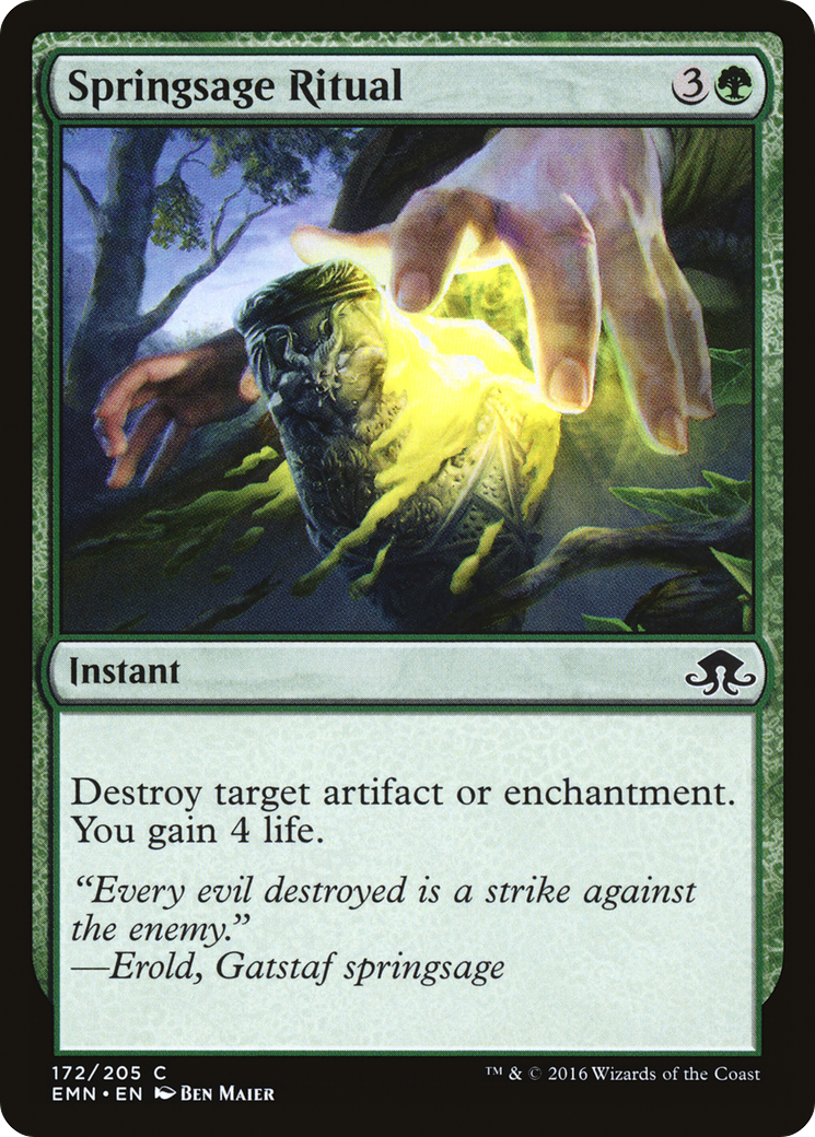 Springsage Ritual (EMN-172)  - Eldritch Moon