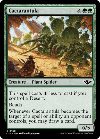 Cactarantula (OTJ-158)  - Outlaws of Thunder Junction