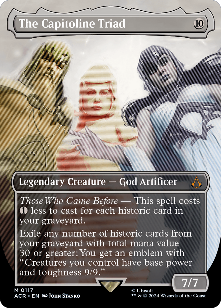 The Capitoline Triad (Borderless) (ACR-117)  Foil - Assassin's Creed
