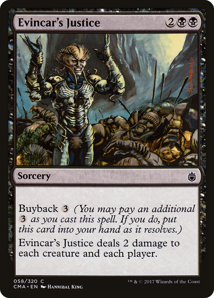 Evincar's Justice (CMA-058)  - Commander Anthology