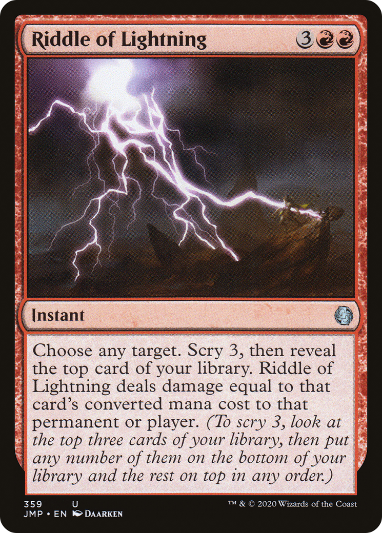 Riddle of Lightning (JMP-359)  - Jumpstart