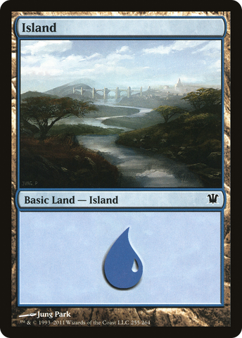Island (255) (ISD-255)  Foil - Innistrad
