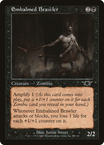 Embalmed Brawler (LGN-069)  Foil - Legions
