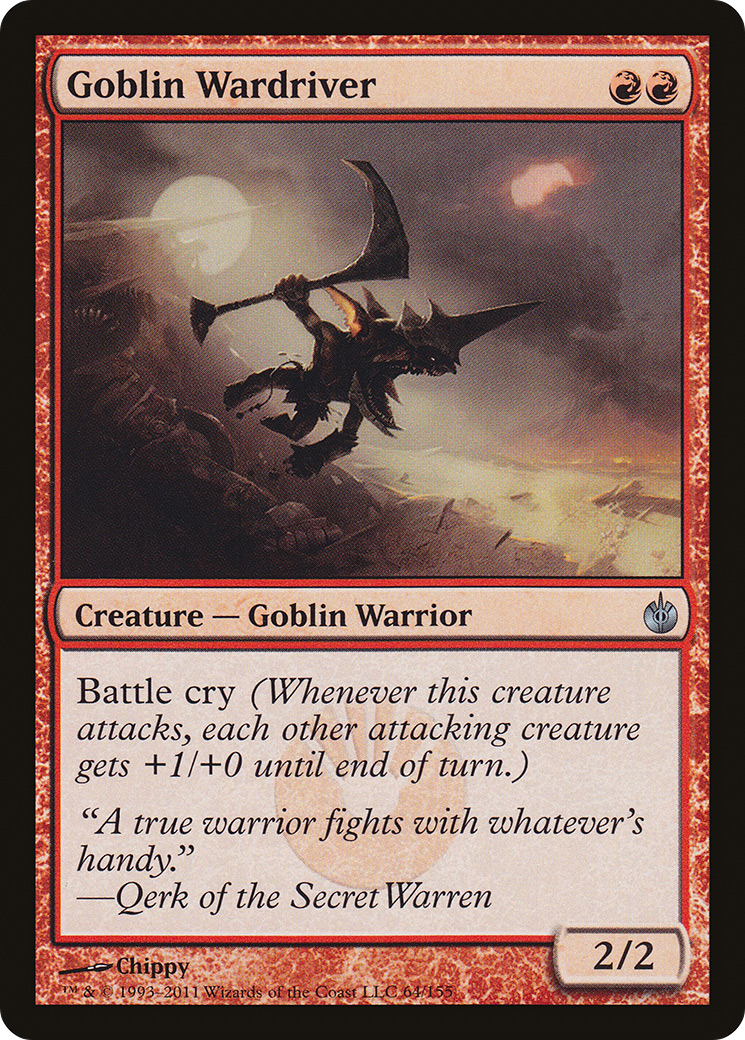 Goblin Wardriver (MBS-064)  - Mirrodin Besieged