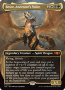 Betor, Ancestor's Voice (Borderless) (TDC-001)  Foil - Commander: Tarkir: Dragonstorm