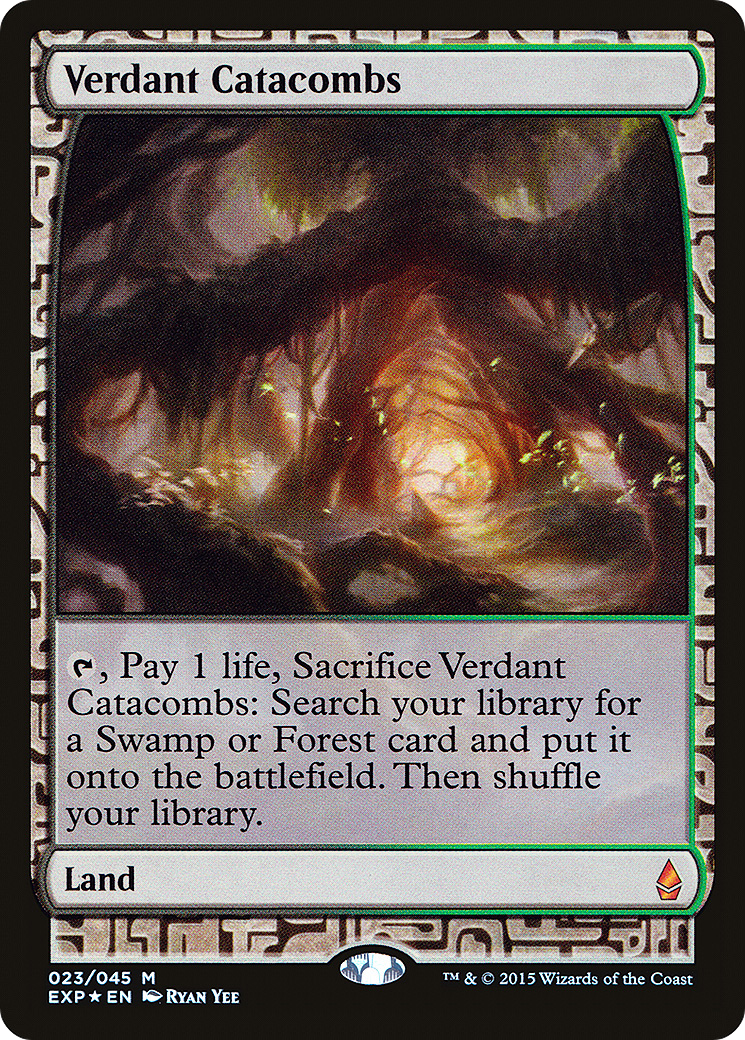 Verdant Catacombs (EXP-023)  Foil - Zendikar Expeditions
