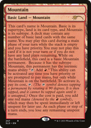 Mountain (257) (Full-Text Lands) (SLD-257)  - Secret Lair Drop