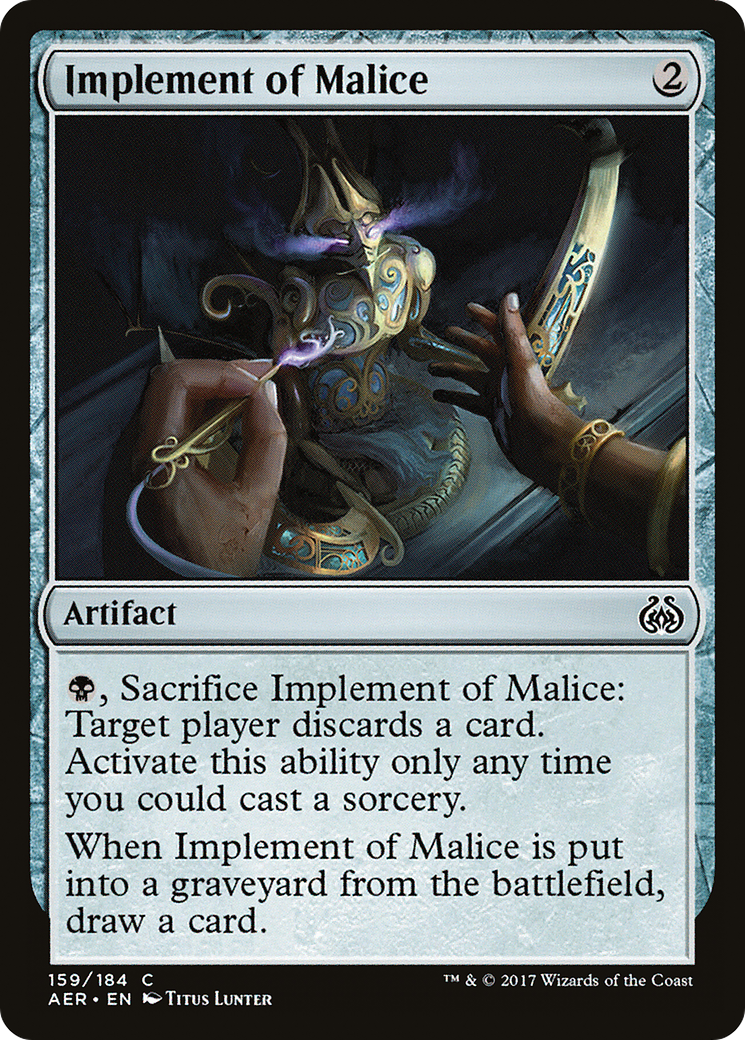 Implement of Malice (AER-159)  - Aether Revolt