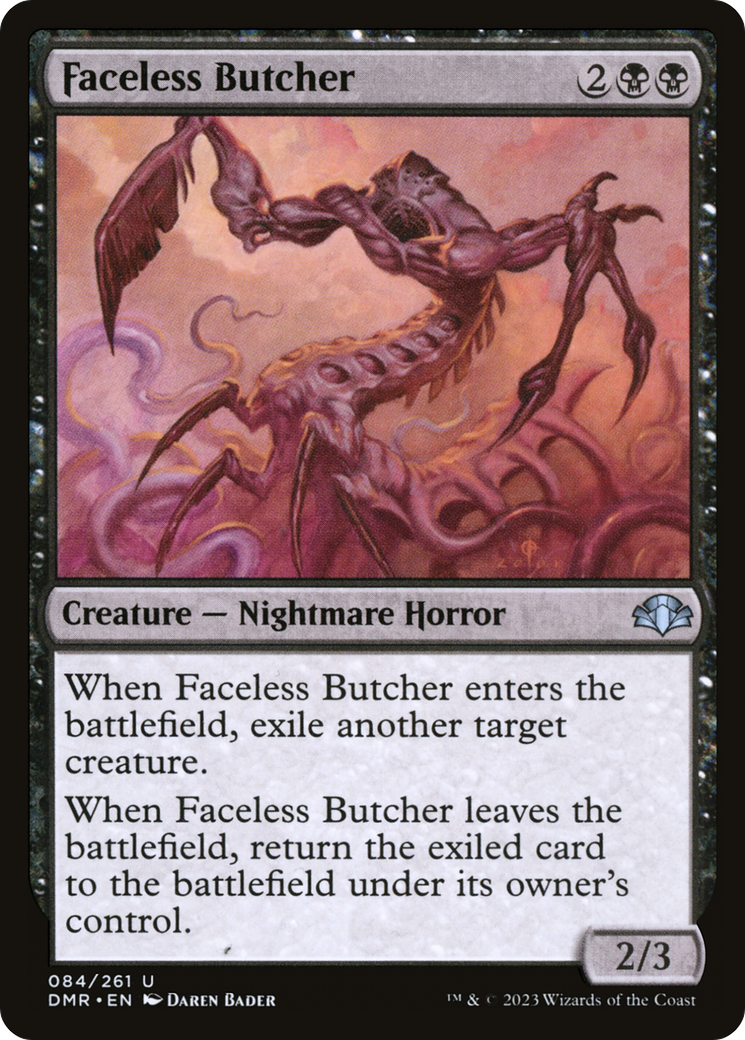 Faceless Butcher (DMR-084)  Foil - Dominaria Remastered