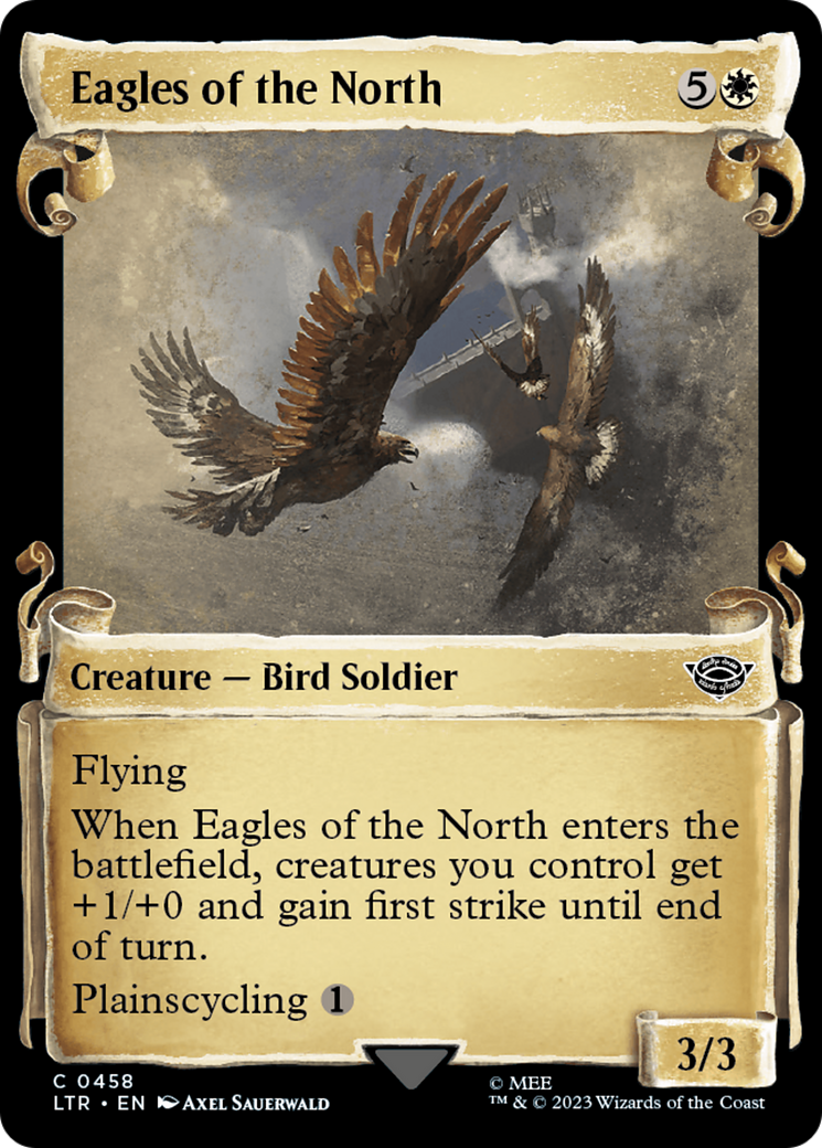 Eagles of the North (Showcase Scrolls) (LTR-458) - The Lord of the Rings: Tales of Middle-earth: (Showcase) Foil