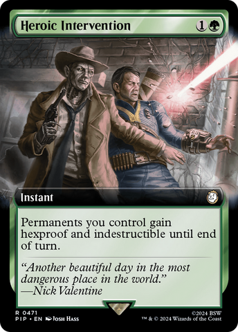 Heroic Intervention (Extended Art) (PIP-471) - Fallout: (Extended Art) Foil