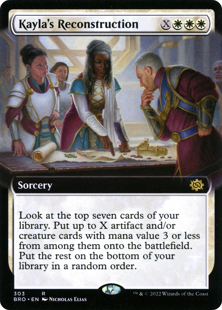 Kayla's Reconstruction (Extended Art) (BRO-303)  - The Brothers' War: (Extended Art)