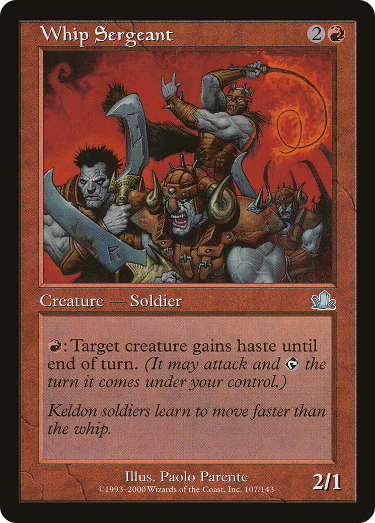 Whip Sergeant (PCY-107)  Foil - Prophecy