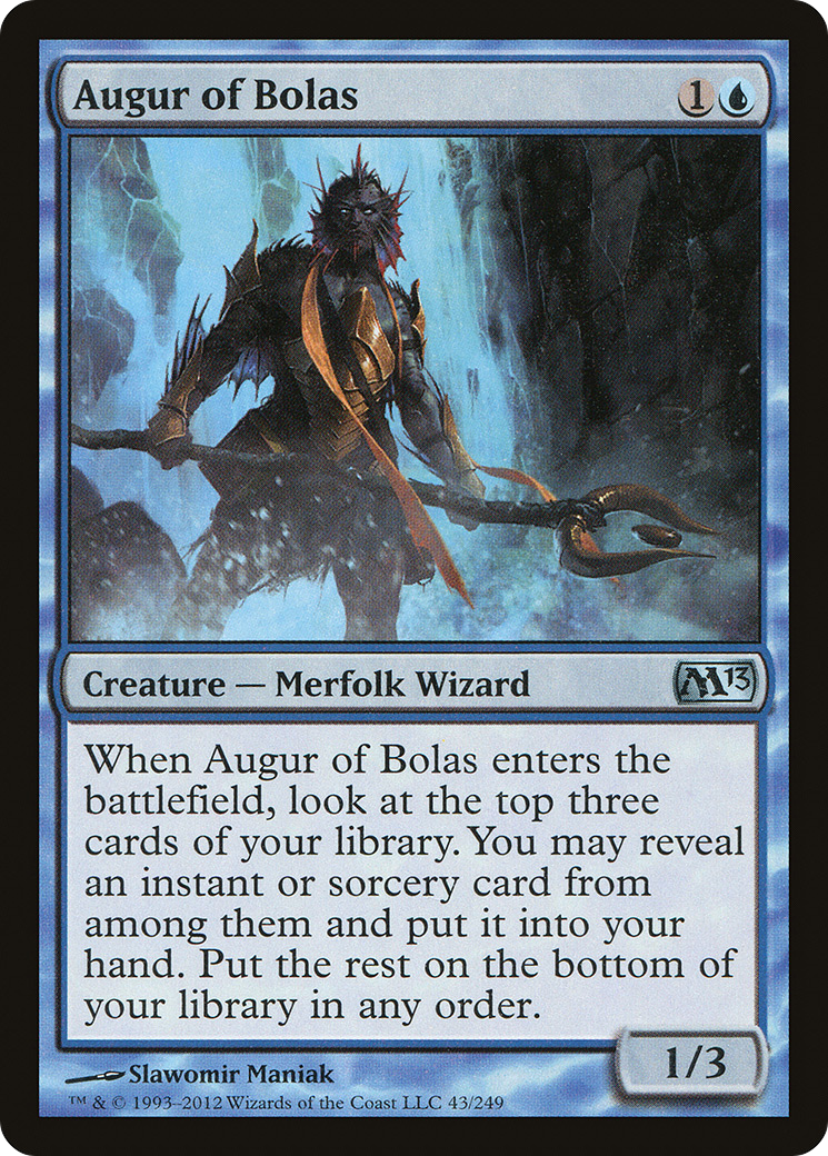 Augur of Bolas (M13-043)  - Magic 2013