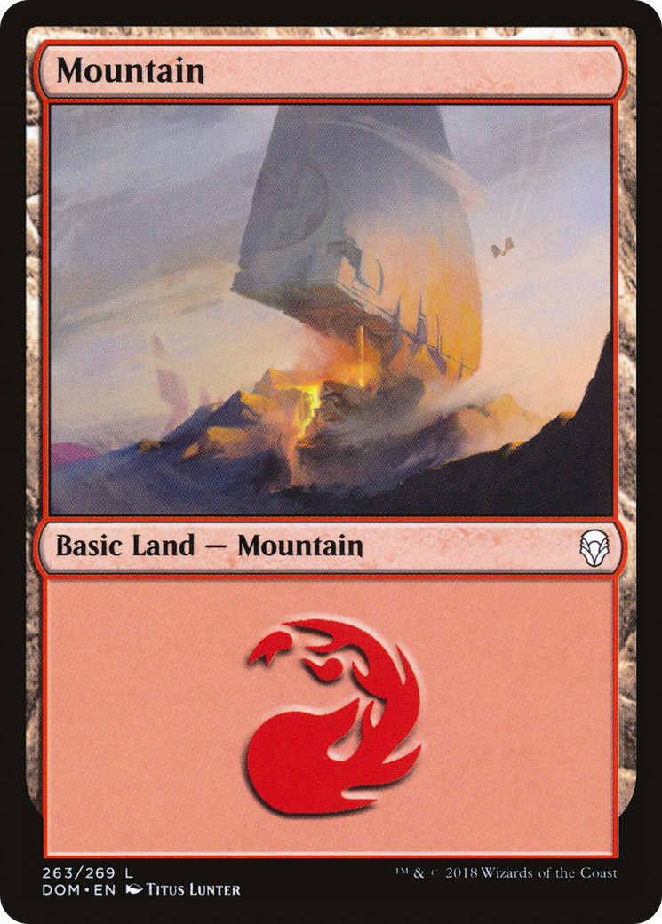 Mountain (263) (DOM-263)  - Dominaria