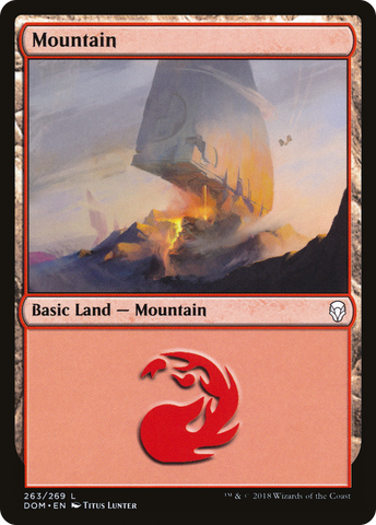 Mountain (263) (DOM-263) - Dominaria