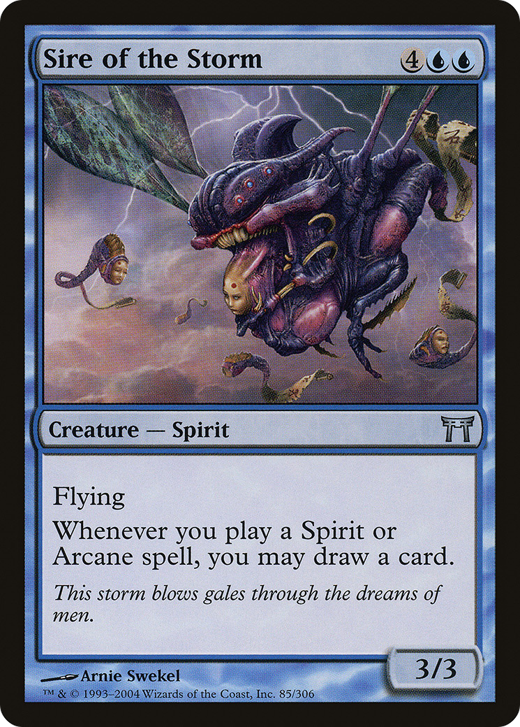 Sire of the Storm (CHK-085)  - Champions of Kamigawa