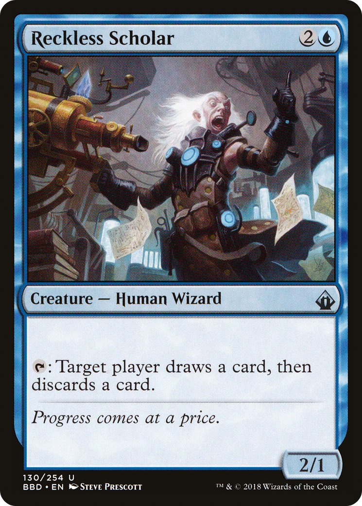 Reckless Scholar (BBD-130)  Foil - Battlebond