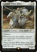 Gandalf, White Rider (UMP-002)  Foil - Tales of Middle-earth Deluxe Commander Kit