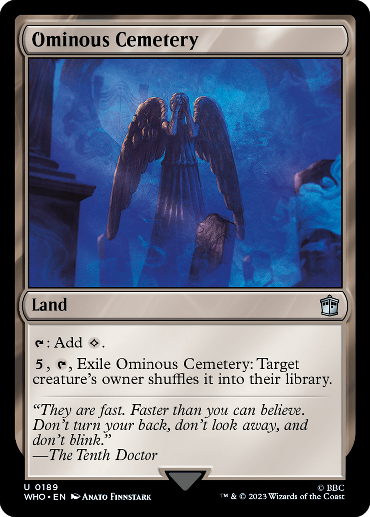 Ominous Cemetery (WHO-189)  - Doctor Who