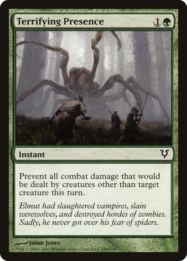 Terrifying Presence (AVR-196)  Foil - Avacyn Restored