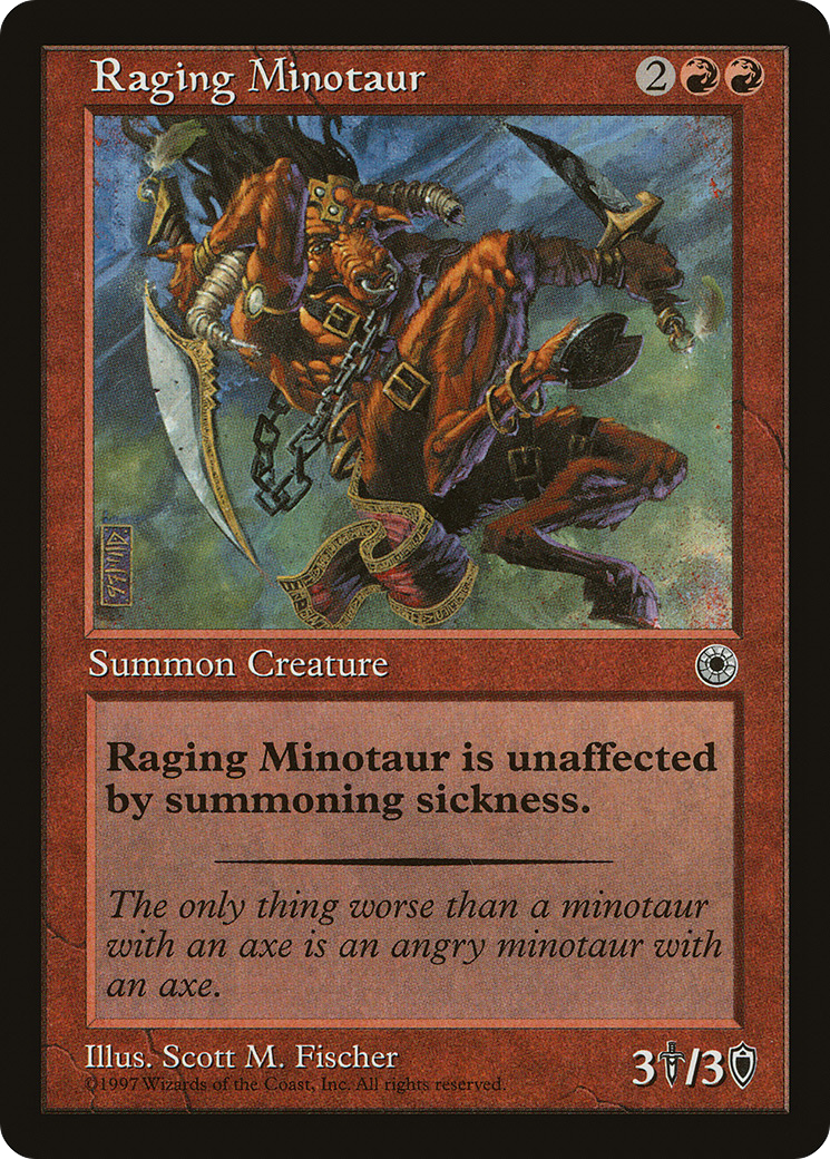 Raging Minotaur (POR-)  - Portal