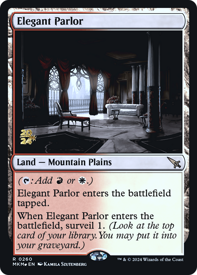 Elegant Parlor (PRE-260)  Foil - Murders at Karlov Manor Promos