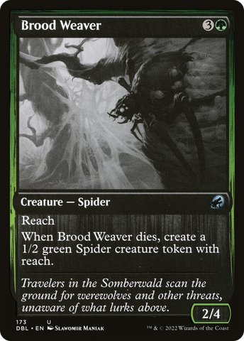 Brood Weaver (DBL-173)  Foil - Innistrad: Double Feature