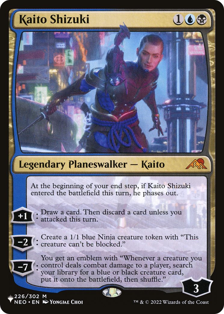 Kaito Shizuki (LIST-226/302)  - The List