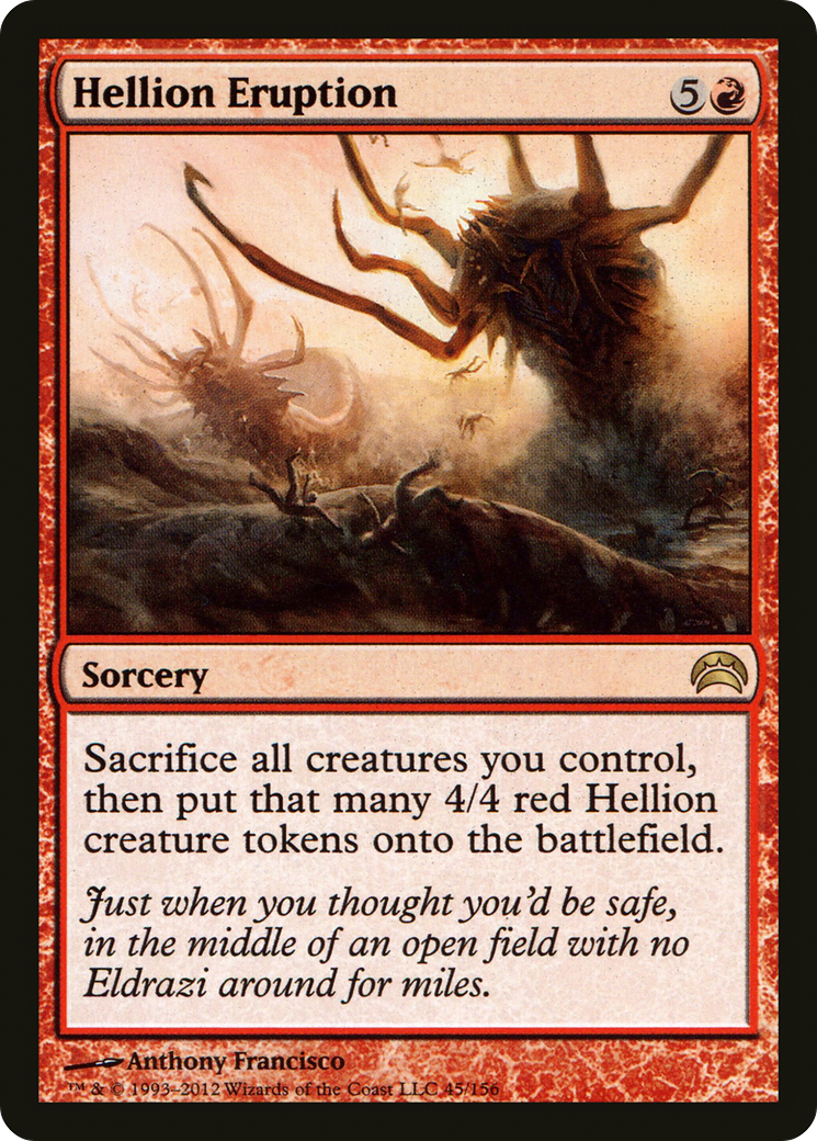 Hellion Eruption (PC2-045)  - Planechase 2012