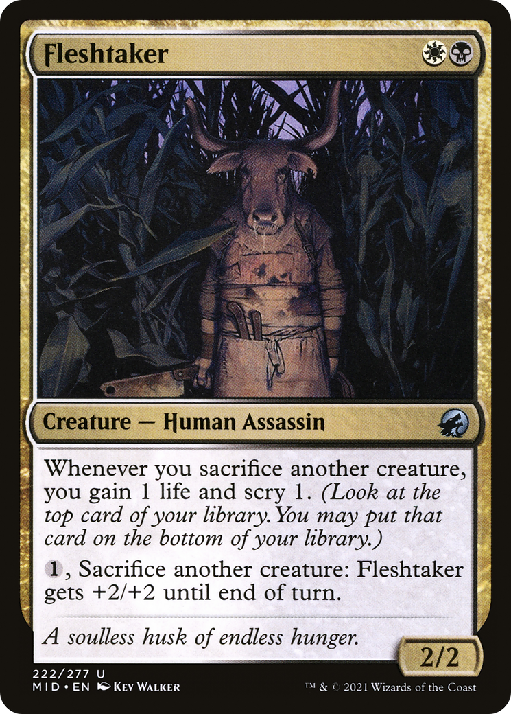 Fleshtaker (MID-222)  Foil - Innistrad: Midnight Hunt