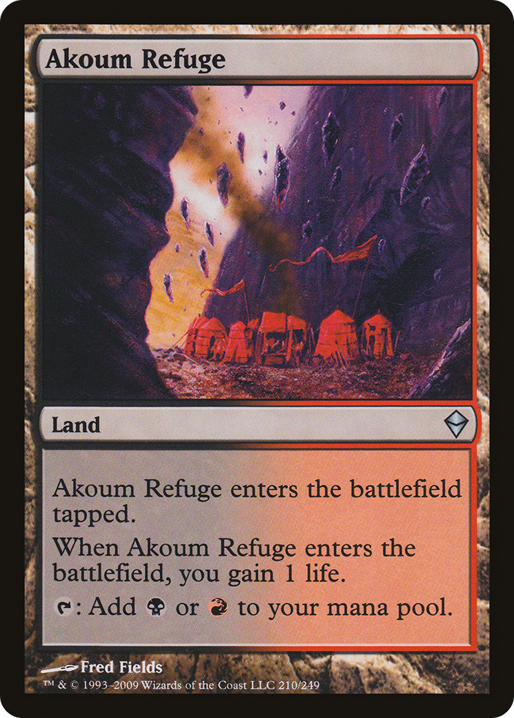 Akoum Refuge (ZEN-210)  - Zendikar