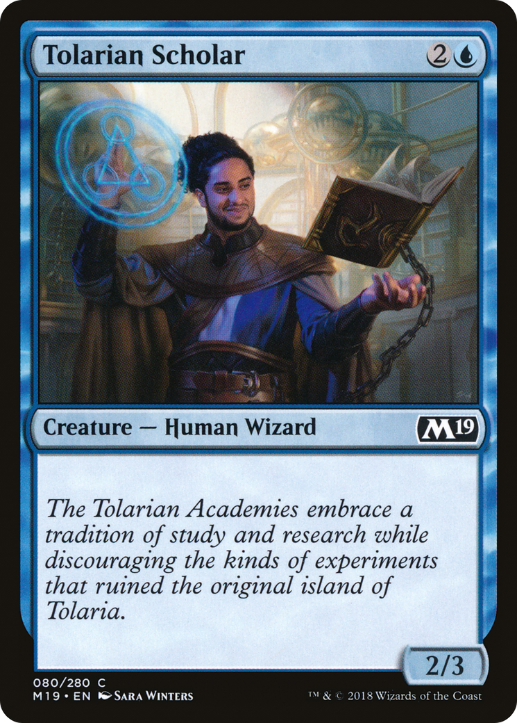 Tolarian Scholar (M19-080)  Foil - Core Set 2019