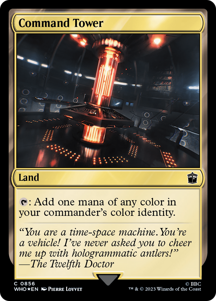 Command Tower (0856) (Surge Foil) (WHO-856)  Foil - Doctor Who