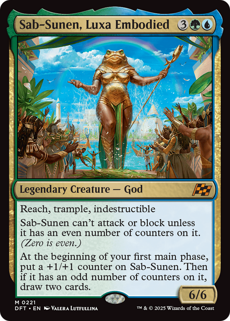 Sab-Sunen, Luxa Embodied (DFT-221)  - Aetherdrift