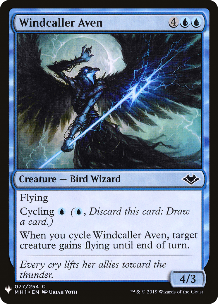 Windcaller Aven (LIST-MH1-77)  - The List