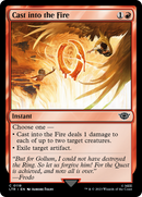 Cast into the Fire (LTR-118)  Foil - The Lord of the Rings: Tales of Middle-earth