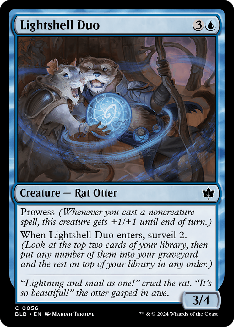 Lightshell Duo (BLB-056) - Bloomburrow Foil