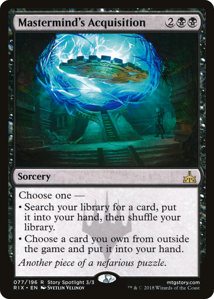 Mastermind's Acquisition (RIX-077)  - Rivals of Ixalan