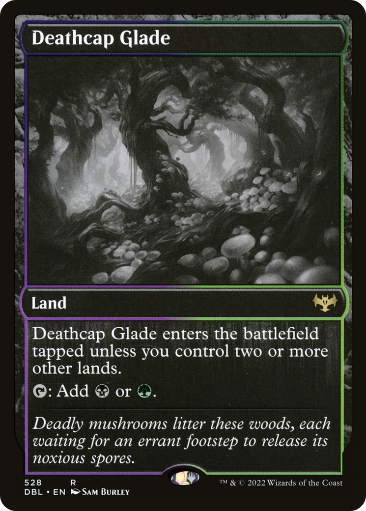 Deathcap Glade (DBL-528)  Foil - Innistrad: Double Feature