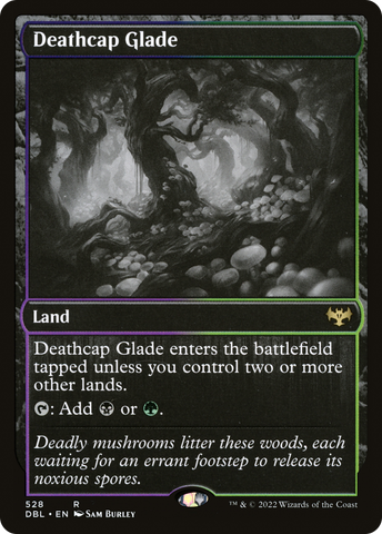 Deathcap Glade (DBL-528)  Foil - Innistrad: Double Feature