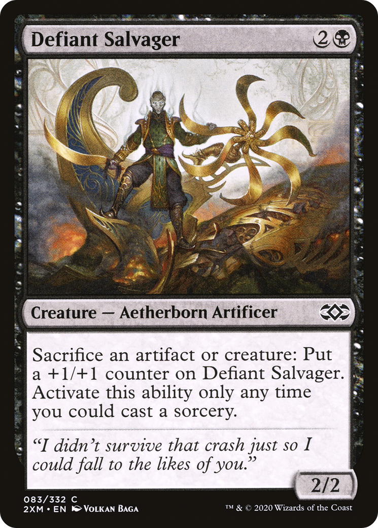 Defiant Salvager (2XM-083)  Foil - Double Masters
