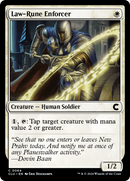 Law-Rune Enforcer (CLU-064)  - Ravnica: Clue Edition