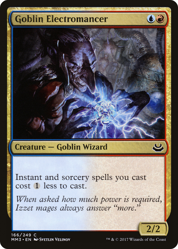 Goblin Electromancer (MM3-166)  - Modern Masters 2017