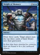Weight of Memory (DOM-074)  - Dominaria
