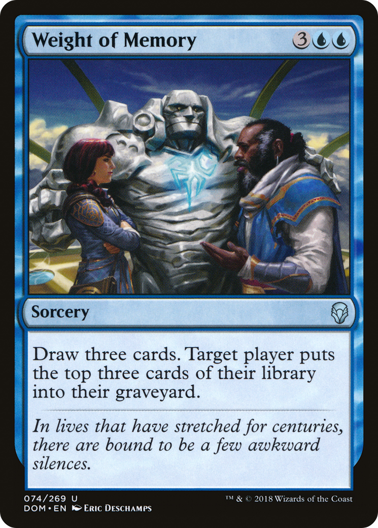 Weight of Memory (DOM-074)  - Dominaria