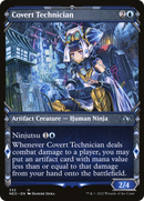 Covert Technician (Showcase) (NEO-332)  Foil - Kamigawa: Neon Dynasty: (Showcase)