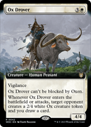 Ox Drover (Extended Art) (WOC-042)  - Wilds of Eldraine Commander: (Extended Art)