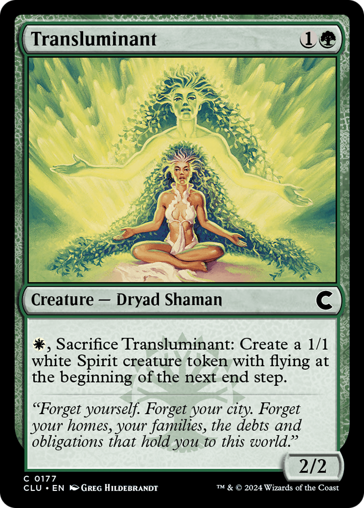 Transluminant (CLU-177)  - Ravnica: Clue Edition